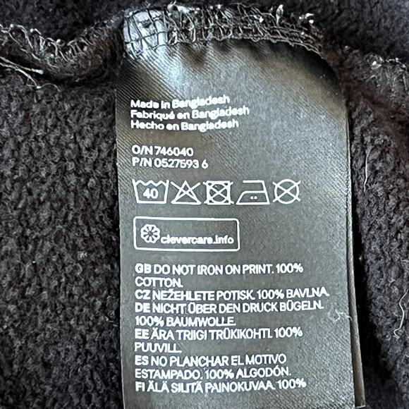 Justin Bieber 2017 Purpose Tour Merch Crewneck Sweatshirt Black 100% Cotton - Picture 7 of 9